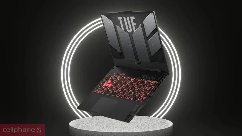 Laptop gaming với độ bền đạt chuẩn quân đội, đảm bảo khả năng chịu đựng cao.