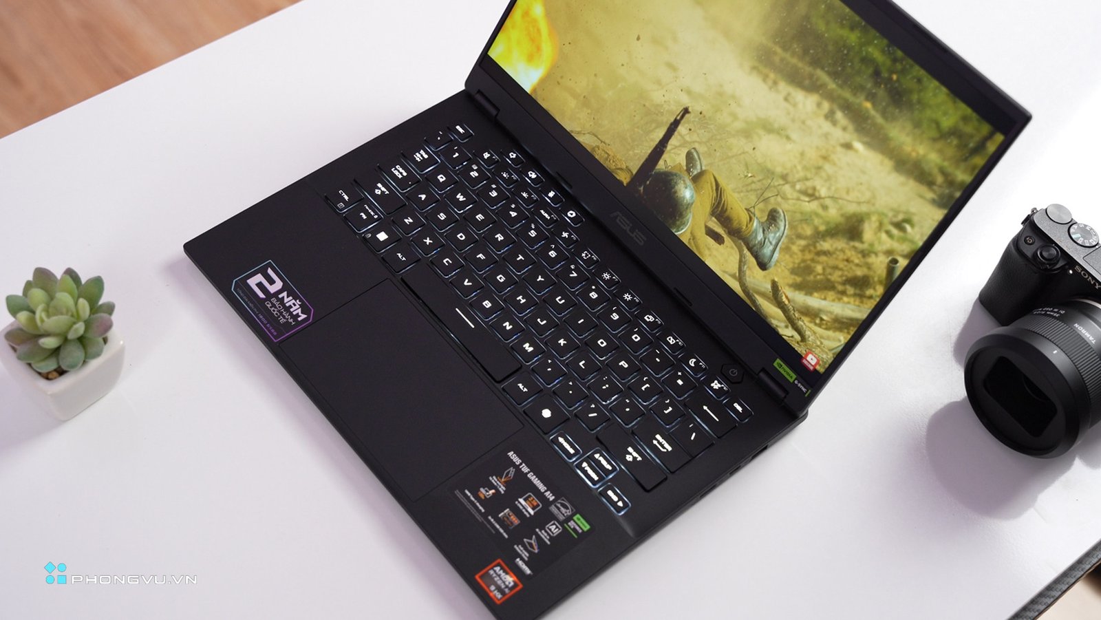 Laptop gaming với hiệu năng cao và hệ thống tản nhiệt tốt