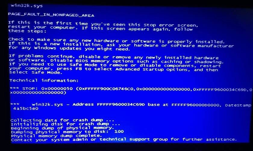laptop gặp lỗi màn hình xanh cần nâng cấp RAM laptop ở TP.HCM