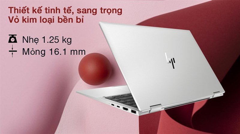 Laptop HP EliteBook X360 1040 G8 14 inch mỏng nhẹ với màn hình cảm ứng.