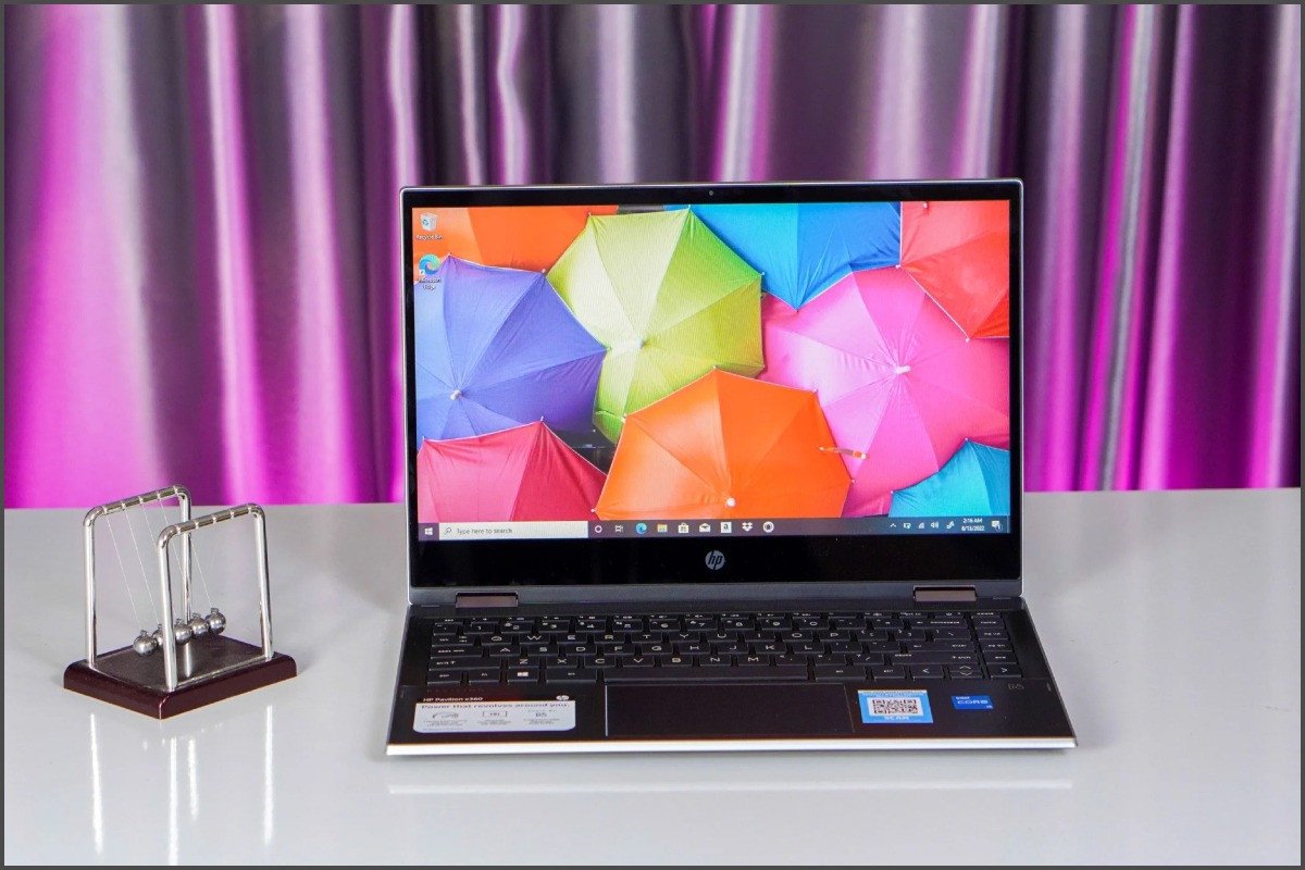 Laptop HP Pavilion 14 x360 2022 đa năng 2-in-1, hỗ trợ công việc và giải trí cho giáo viên