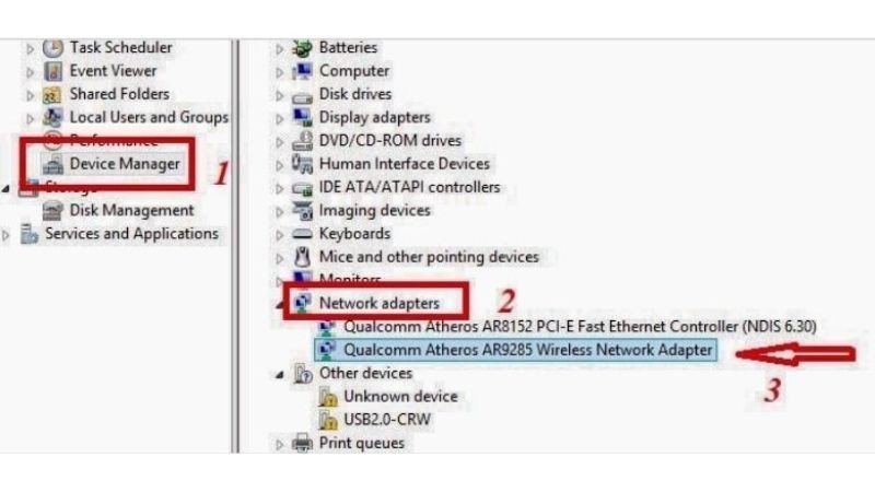 Laptop kết nối với Điểm truy cập cá nhân của iPhone