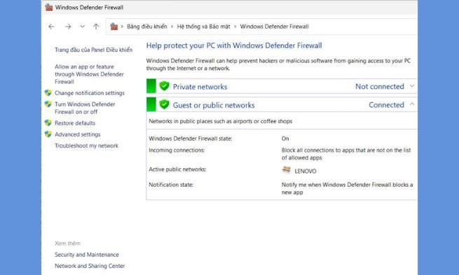 Laptop không bắt được wifi 6