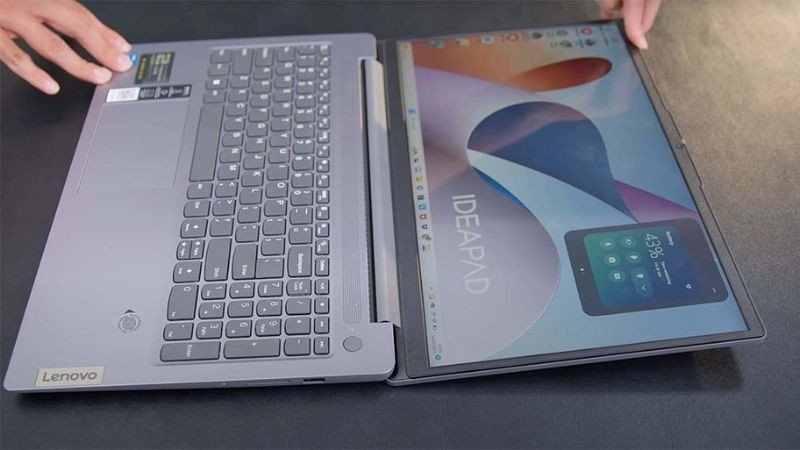 Laptop Lenovo Ideapad Slim 3 15IAH8 i5 12450H màu xám thanh lịch