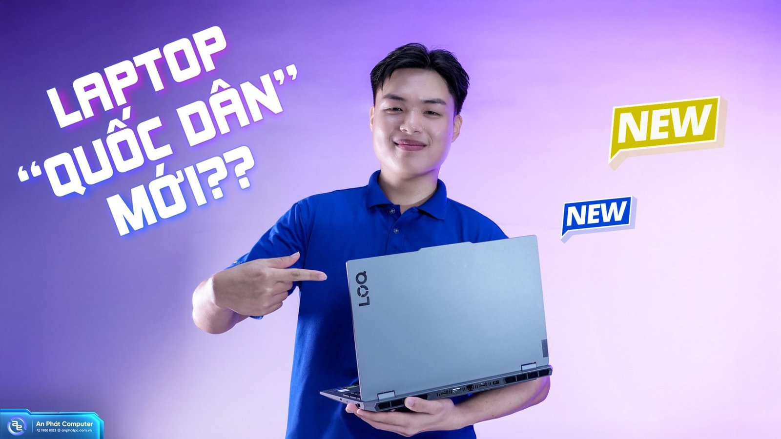 Laptop Lenovo LOQ 15IRX9 83DV017HVN từ góc nhìn tổng quan