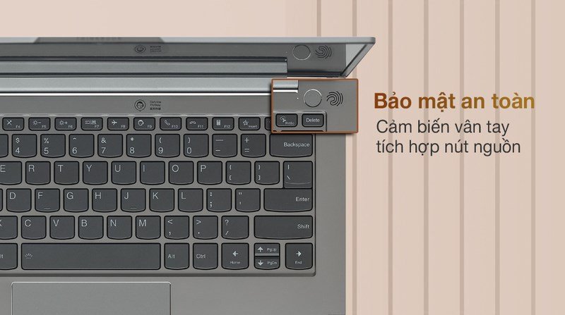 Laptop Lenovo ThinkBook 14s G2 bảo mật an toàn dữ liệu quan trọng của giáo viên