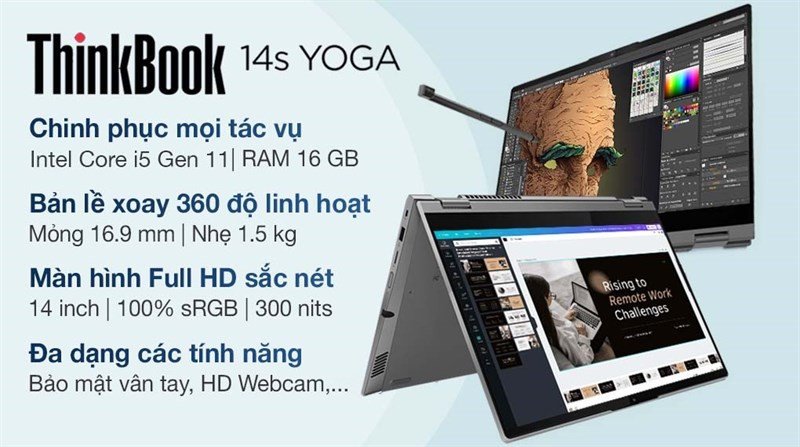 Laptop Lenovo ThinkBook 14s Yoga ITL i5 1135G7