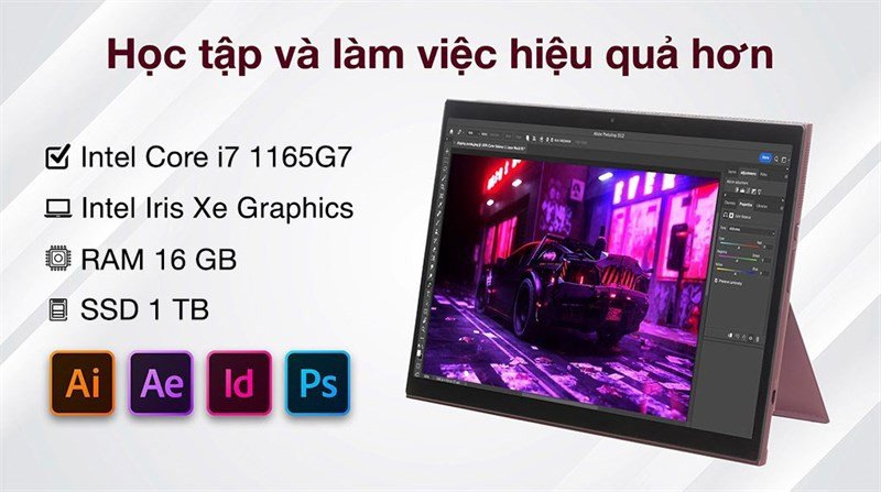 Laptop Lenovo Yoga Duet 7 tối ưu cho học tập và làm việc đa nhiệm