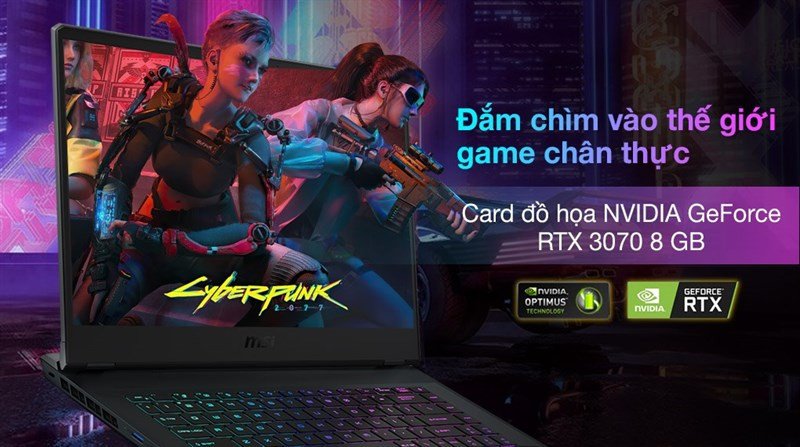 Laptop MSI Gaming GE66 Raider với khả năng xử lý game mượt mà và đồ họa chân thực