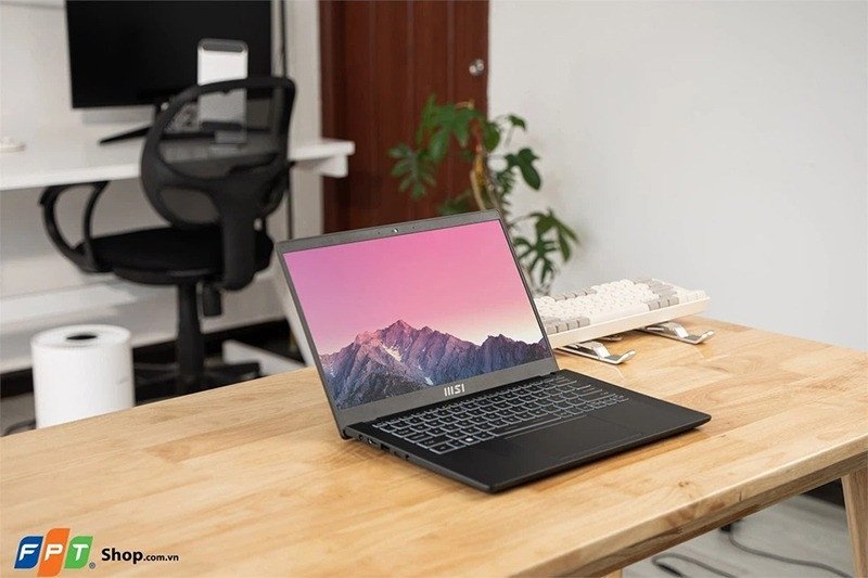 Laptop MSI với phong cách gaming đặc trưng