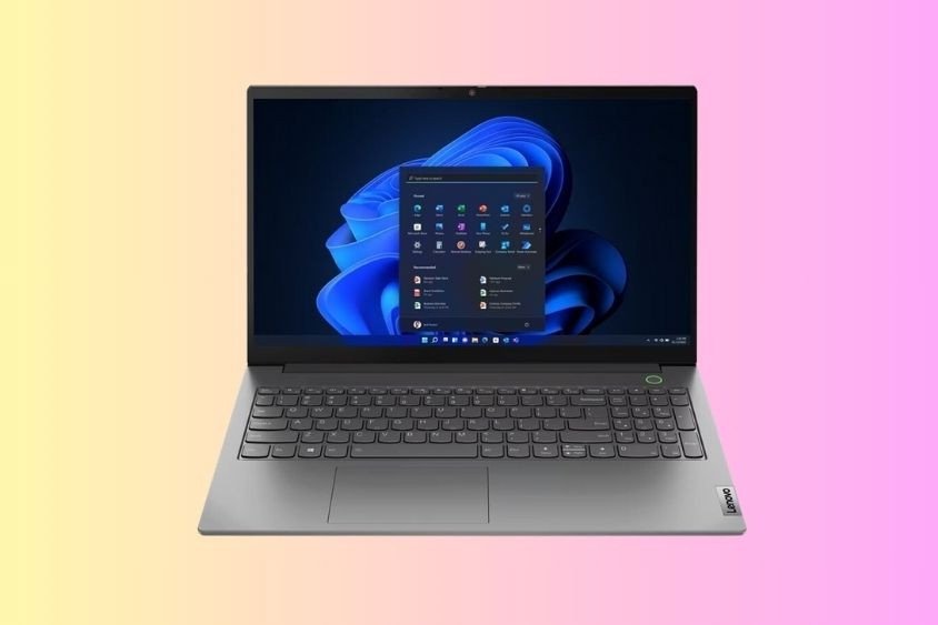 Lenovo ThinkBook 15 G5 ABP màu xám, thiết bị có độ bền cao cho mọi môi trường làm việc văn phòng.