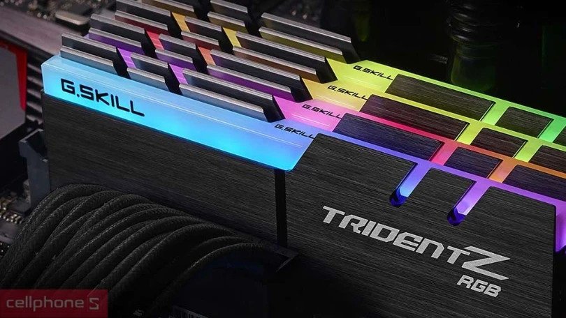 Linh kiện máy tính Gskill đèn LED bắt mắt