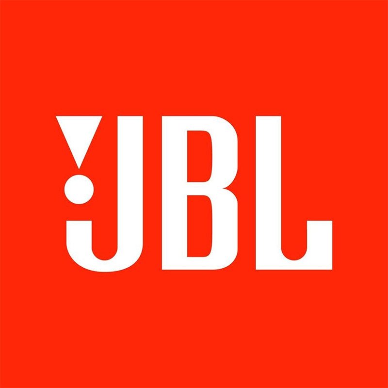 Logo thương hiệu JBL, biểu tượng của một trong các hãng tai nghe nổi tiếng toàn cầu.