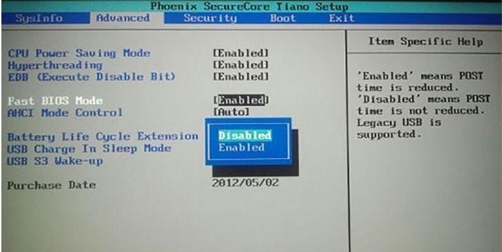 lỗi BIOS làm máy tính laptop không lên nguồn