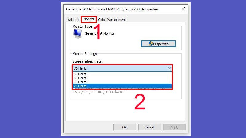 Lựa chọn tần số quét phù hợp cho laptop của bạn