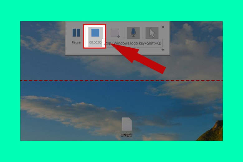 Lưu video sau khi quay màn hình bằng PowerPoint trên laptop