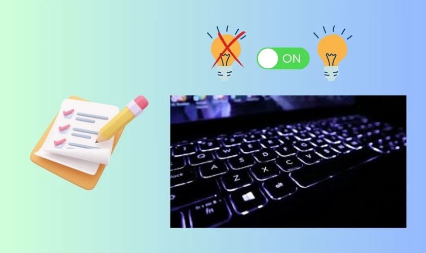 Lưu ý khi sử dụng đèn bàn phím laptop Asus