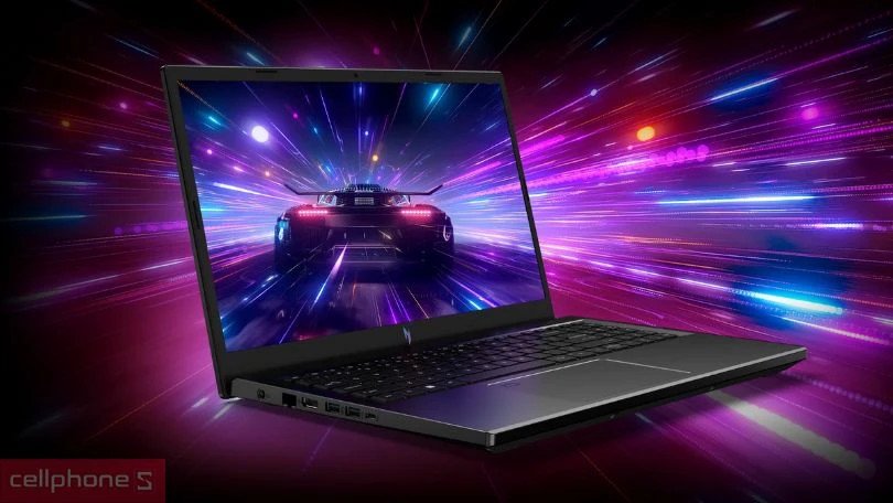 Màn hình 15.6 inch FHD IPS 144Hz của Acer Nitro V ANV15-51-57B2 hiển thị cảnh game sống động