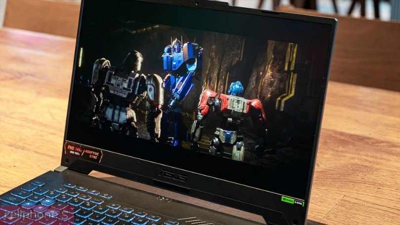 Màn hình 15.6 inch Full HD 144Hz trên laptop ASUS TUF Gaming A15 FA507NUR-LP101W
