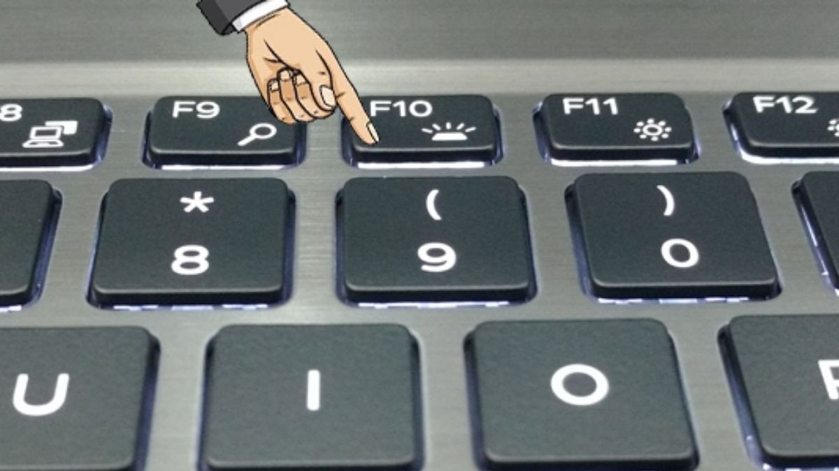 Màn hình BIOS laptop HP với menu Advanced và tùy chọn Power, minh họa bước truy cập cài đặt pin