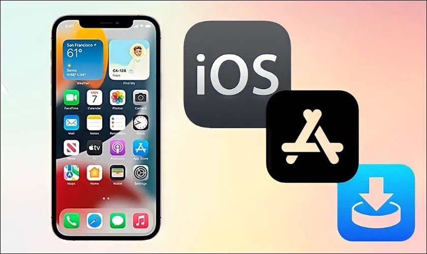 Màn hình cài đặt cập nhật phần mềm iOS, giúp sửa lỗi iPhone nhận tai nghe và các vấn đề liên quan
