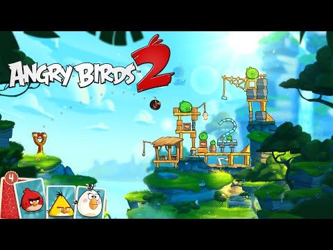 Màn hình chọn chim Angry Birds 2, game giải đố vui nhộn hay cho laptop free