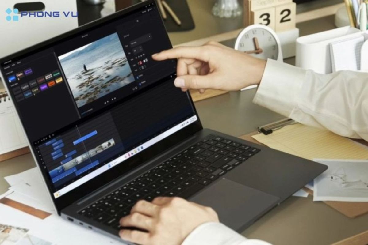 Màn hình độ phân giải cao và dải màu rộng trên laptop đồ họa