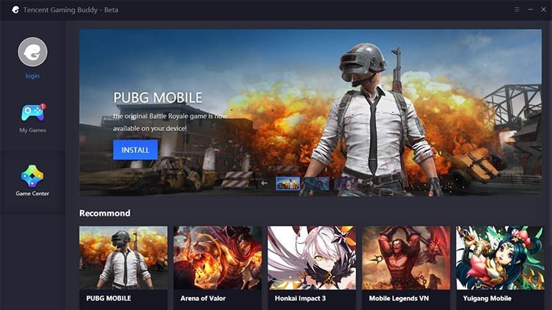 Màn hình GameLoop hiển thị PUBG Mobile trên laptop