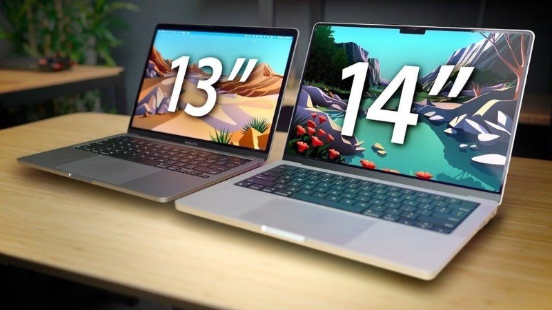 Màn hình laptop 13 inch thường có đường chéo khoảng 33 cm