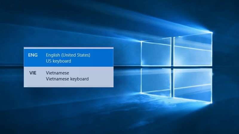 Màn hình laptop hiển thị cài đặt Windows 10