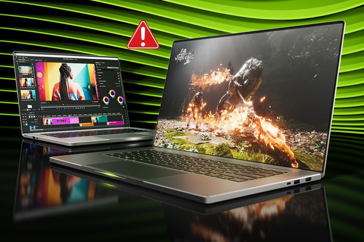 Màn hình laptop hiển thị lỗi không nhận card đồ họa NVIDIA