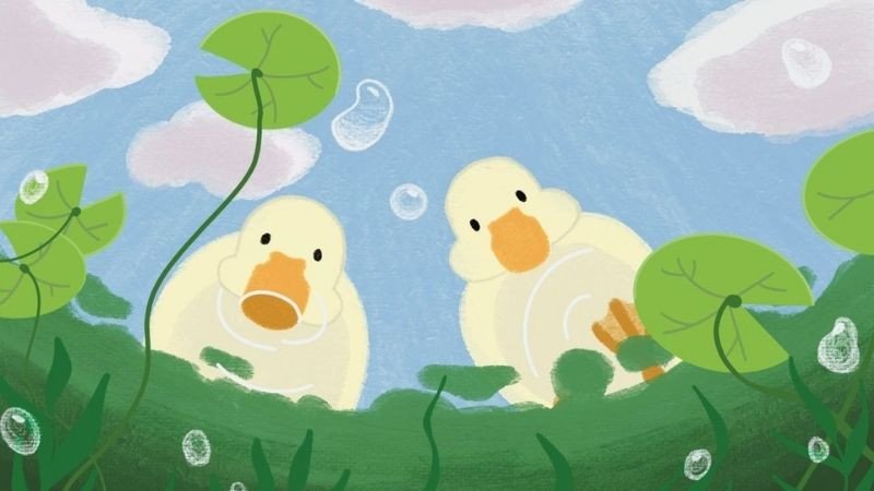 Màn hình laptop sống động với hình nền pastel cầu vồng