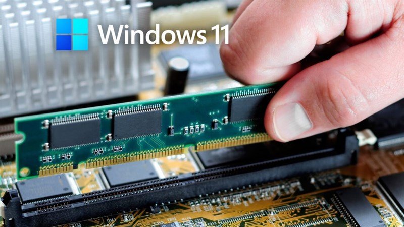 Màn hình laptop Windows 11 hiển thị các thông số hệ thống, minh họa cách xem RAM laptop win 11