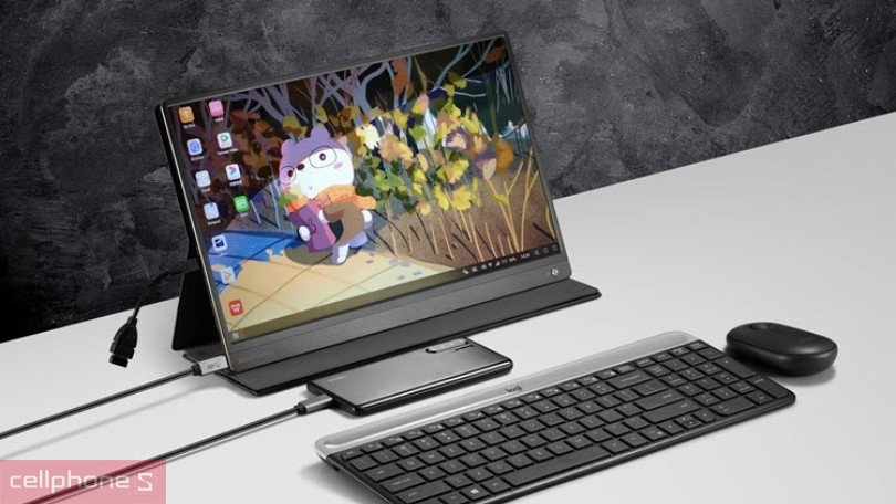 Màn hình rời cho laptop tăng cường hiệu suất trong văn phòng