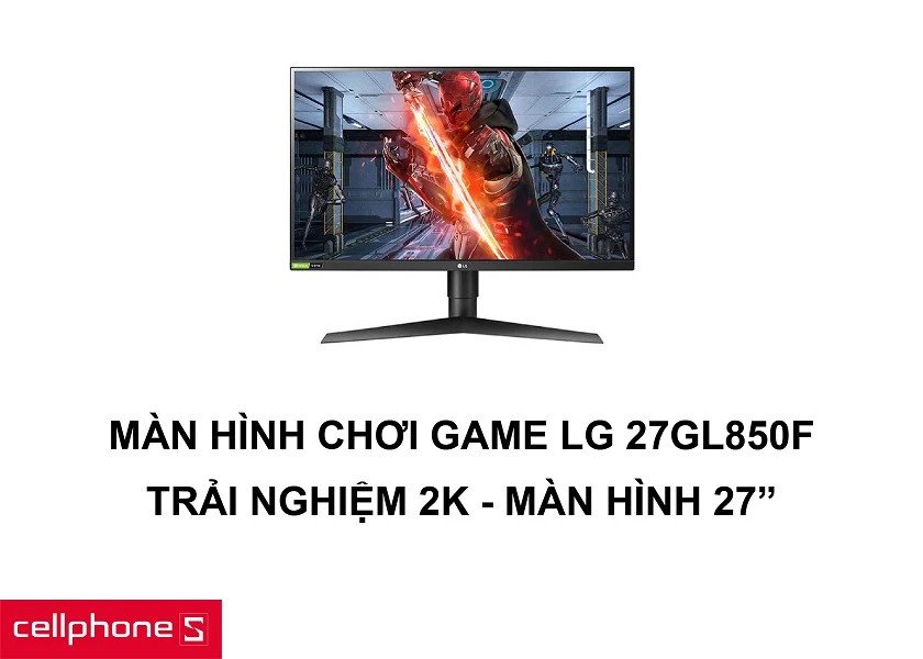 Màn hình rời LCD LG Gaming 27GL850F cho trải nghiệm 2K sống động