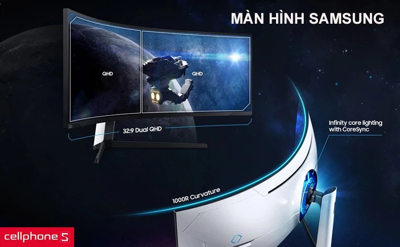 màn hình Samsung bảo vệ mắt khi dùng đôi laptop