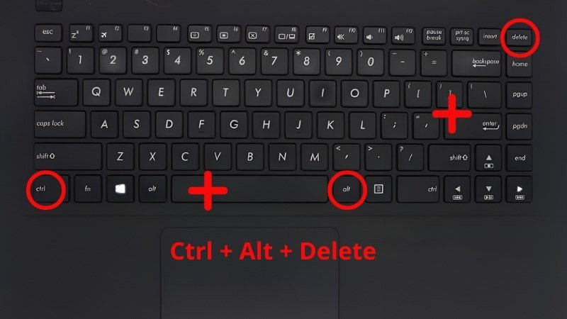 Màn hình Task Manager sau khi nhấn Ctrl Alt Delete trên laptop bị treo
