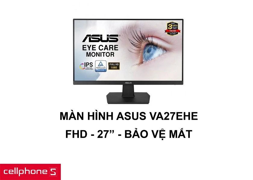 màn hình văn phòng ASUS làm màn hình đôi laptop