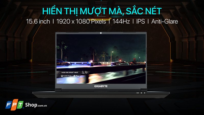 Màn hình viền mỏng 144Hz của Gigabyte G5 KF5-53VN353SH