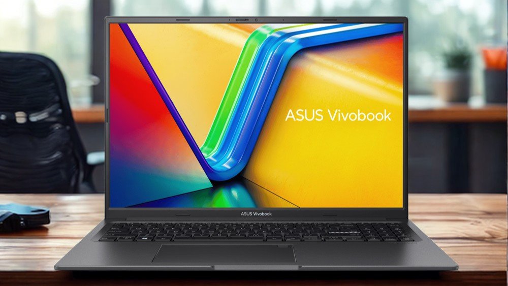 Màn hình WUXGA sắc nét của ASUS Vivobook 16X K3605VC-RP491W hiển thị hình ảnh sống động, tối ưu cho đồ họa và giải trí.