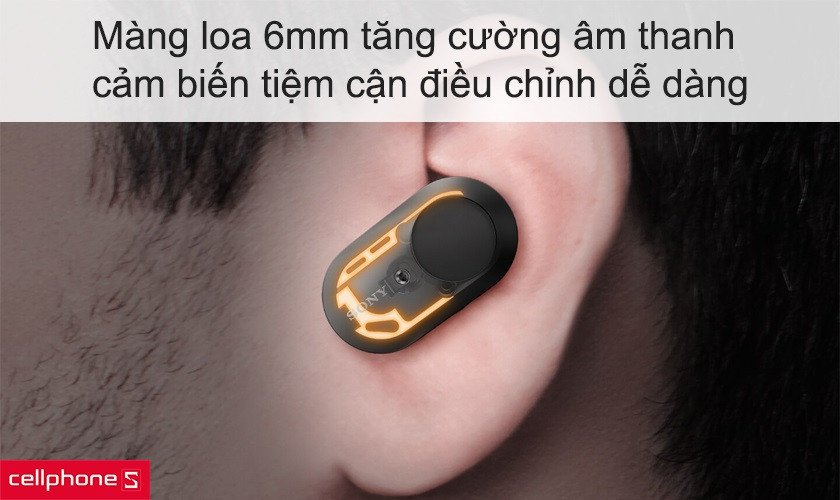 Màng loa 6mm và công nghệ DSEE HX của tai nghe Sony WF-1000XM3