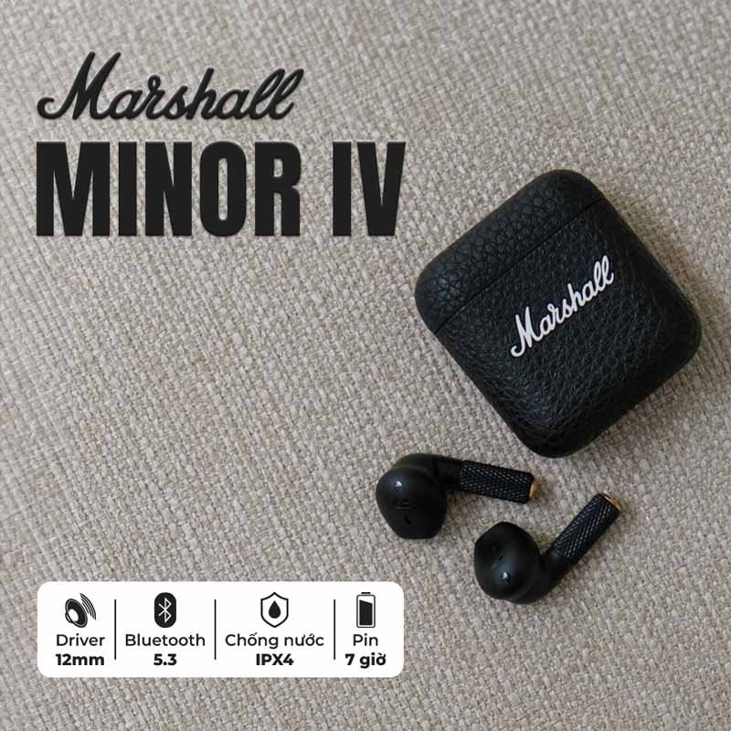 Marshall Minor 4 - một trong những tai nghe tốt nhất hiện nay