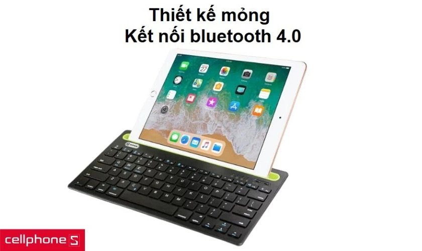 Mẫu bàn phím Bluetooth siêu mỏng cho laptop và điện thoại