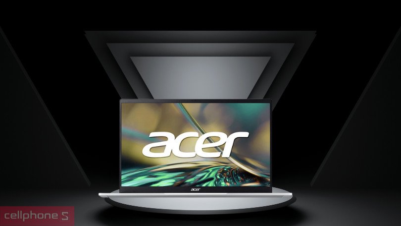 Mẫu laptop Acer Swift 3 SF314-512-56QN NX.K0FSV.002 màu xanh thời trang và tinh tế