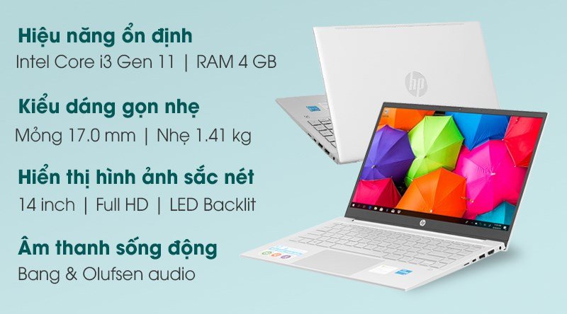 Mẫu laptop HP Pavilion 14 inch phù hợp cho học sinh sinh viên