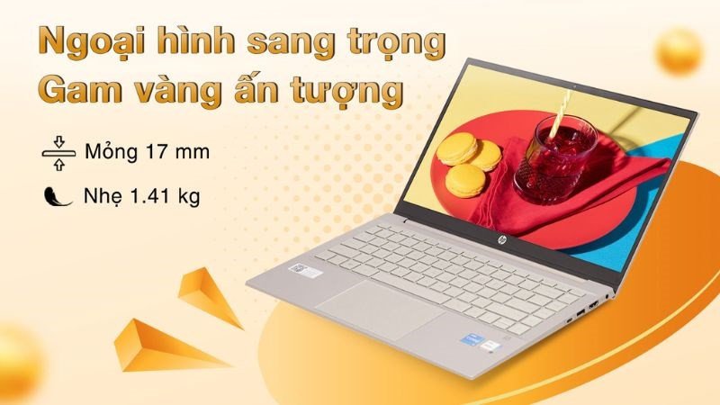 Máy tính học kinh tế HP Pavilion 14 có bộ nhớ RAM DDR4 8 GB đa nhiệm mượt mà