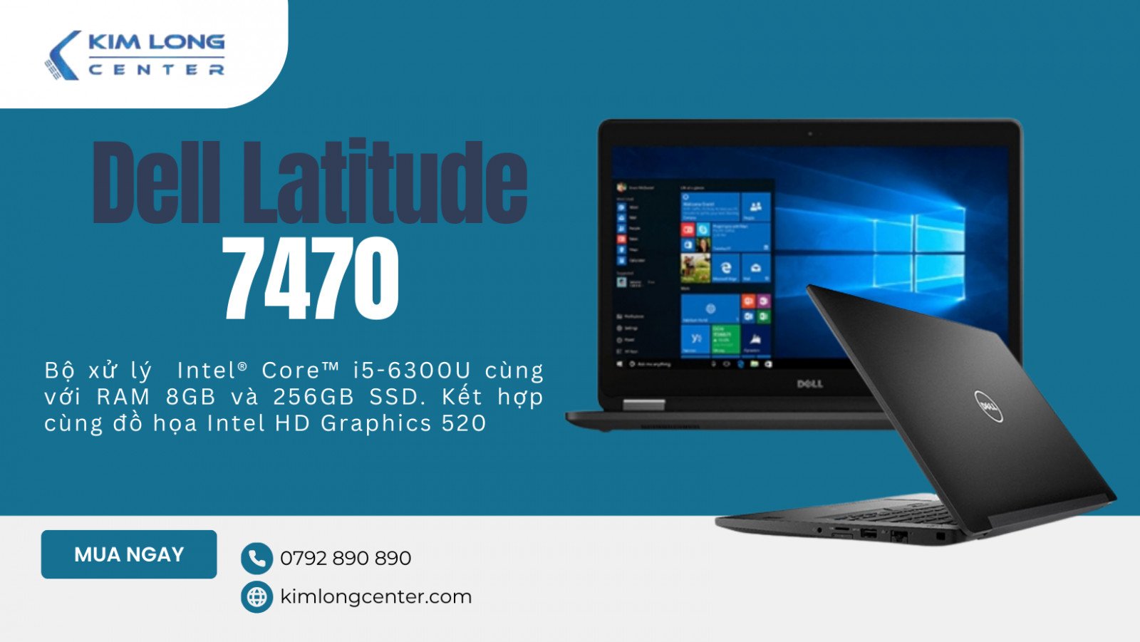 Máy tính xách tay Dell Latitude 7470 cho học sinh cấp 2 học tập