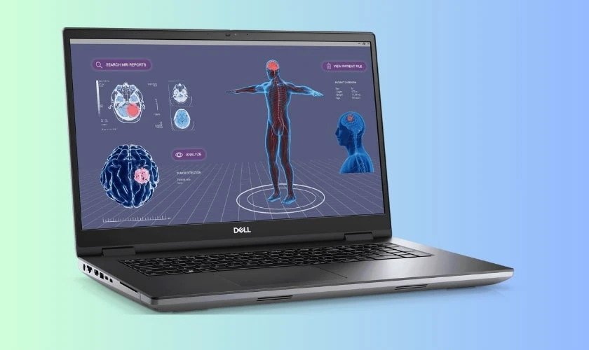 Máy trạm di động Dell Precision Workstation 17 7780 cho công việc chuyên nghiệp
