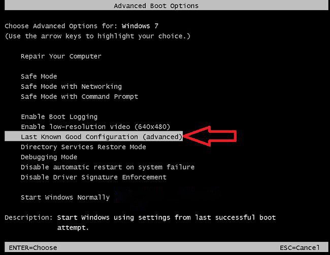 Menu Advanced Boot Options giúp khắc phục laptop không vào được Windows