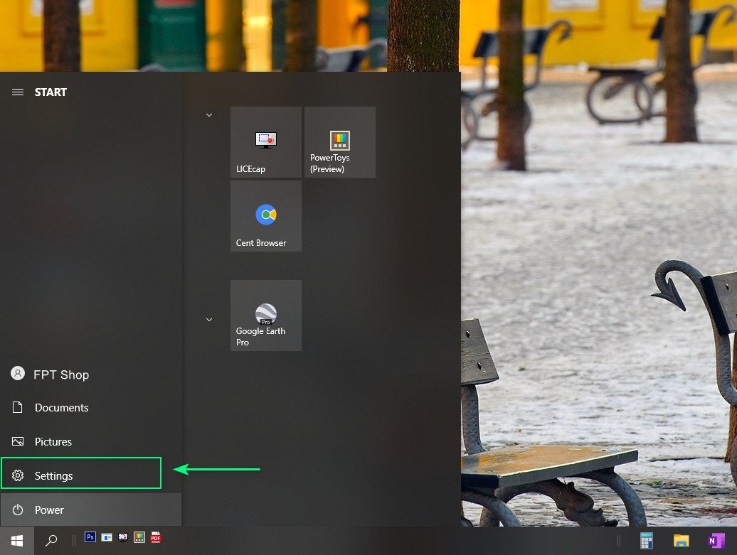 Menu cài đặt Network &amp; Internet trên Windows để mở Wi-Fi cho laptop HP